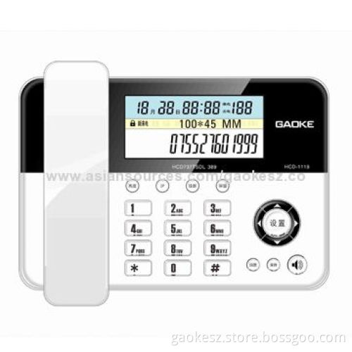 Intelligent Memory and Big LCD, Hand-free Dialing Function